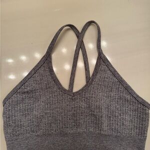 Gray Women's sports bra
